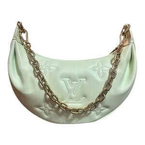 LOUIS VUITTON - Light Green Calfskin Bubblegram Over the Moon